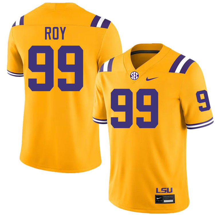 Jaquelin Roy LSU Tigers Jersey,Louisiana State University Tigers Football Jersey-Gold